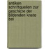 Antiken Schriftquellen Zur Geschicte Der Bildenden Knste Bei