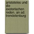 Aristoteles Und Die Exoterischen Reden. an Ad. Trendelenburg