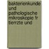 Bakterienkunde Und Pathologische Mikroskopie Fr Tierrzte Und