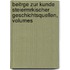 Beitrge Zur Kunde Steiermrkischer Geschichtsquellen, Volumes