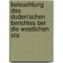 Beleuchtung Des Duden'schen Berichtes Ber Die Westlichen Sta