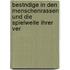 Bestndige in Den Menschenrassen Und Die Spielweite Ihrer Ver