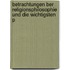 Betrachtungen Ber Religionsphilosophie Und Die Wichtigsten P