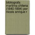 Bibliografa Martima Chilena (1840-1894) Por Nicols Anrique R