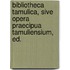 Bibliotheca Tamulica, Sive Opera Praecipua Tamuliensium, Ed.