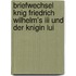 Briefwechsel Knig Friedrich Wilhelm's Iii Und Der Knigin Lui
