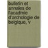 Bulletin Et Annales de L'Acadmie D'Archologie de Belgique, V