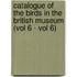 Catalogue of the Birds in the British Museum (Vol 6 - Vol 6)