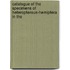 Catalogue of the Specimens of Heteropterous-Hemiptera in the