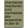 Chemische Reactionen Zum Nachweise Des Terpentinls in Den Th door Hermann Hager
