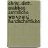 Christ. Dietr. Grabbe's Smmtliche Werke Und Handschriftliche
