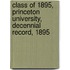 Class of 1895, Princeton University, Decennial Record, 1895
