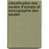 Classification Des Saules D'Europe Et Monographie Des Saules
