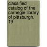 Classified Catalog of the Carnegie Library of Pittsburgh. 19 door Pittsburgh Carnegie Librar