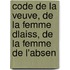 Code de La Veuve, de La Femme Dlaiss, de La Femme de L'Absen