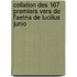 Collation Des 167 Premiers Vers de L'Aetna de Lucilius Junio