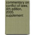 Commentary on Conflict of Laws, 4th Edition, 2005 Supplement