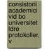 Consistorii Academici Vid Bo Universitet Ldre Protokoller, V