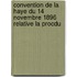 Convention de La Haye Du 14 Novembre 1896 Relative La Procdu
