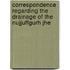 Correspondence Regarding the Drainage of the Nujjuffgurh Jhe