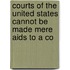 Courts Of The United States Cannot Be Made Mere Aids To A Co