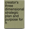 Creator's Three Dimensional Strategic Plan and Purpose for H door Daniels Winston Lucien