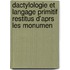 Dactylologie Et Langage Primitif Restitus D'Aprs Les Monumen