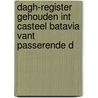 Dagh-Register Gehouden Int Casteel Batavia Vant Passerende D door Uniezaken Netherlands. De