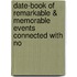 Date-Book of Remarkable & Memorable Events Connected with No