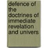 Defence of the Doctrines of Immediate Revelation and Univers