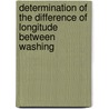 Determination of the Difference of Longitude Between Washing door Observatory United States N