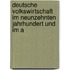 Deutsche Volkswirtschaft Im Neunzehnten Jahrhundert Und Im A