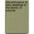 Discontinuance of Alley Dwellings in the District of Columbi