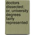Doctors Dissected; Or, University Degrees Fairly Represented