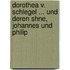Dorothea V. Schlegel ... Und Deren Shne, Johannes Und Philip