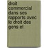 Droit Commercial Dans Ses Rapports Avec Le Droit Des Gens Et