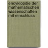 Encyklopdie Der Mathematischen Wissenschaften Mit Einschluss by ttingen Akademie Der Wi
