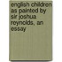 English Children As Painted By Sir Joshua Reynolds, An Essay