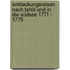 Entdeckungsreisen nach Tahiti und in die Südsee 1771 - 1775