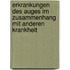 Erkrankungen Des Auges Im Zusammenhang Mit Anderen Krankheit