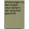 Erluterungen Zu Den Ersten Neun Bchern Der Dnischen Geschich door Saxo