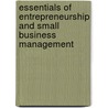 Essentials Of Entrepreneurship And Small Business Management door Thomas W. Zimmerer