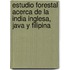 Estudio Forestal Acerca de La India Inglesa, Java y Filipina