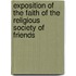 Exposition of the Faith of the Religious Society of Friends