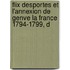 Flix Desportes Et L'Annexion de Genve La France 1794-1799, D
