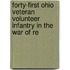 Forty-First Ohio Veteran Volunteer Infantry in the War of Re
