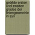 Gebilde Ersten Und Zweiten Grades Der Liniengeometrie in Syn