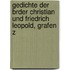 Gedichte Der Brder Christian Und Friedrich Leopold, Grafen Z