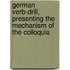 German Verb-Drill, Presenting the Mechanism of the Colloquia