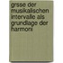 Grsse Der Musikalischen Intervalle Als Grundlage Der Harmoni